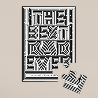 Best Dad Ever 12-Piece Custom Puzzle