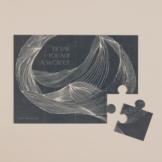 Dancing Lines 12-Piece Custom Puzzle