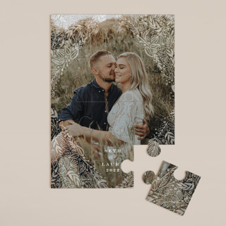 Floral Doodles 12-Piece Custom Puzzle