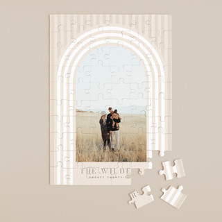 Retro Stripes 60-Piece Custom Puzzle
