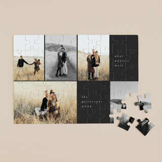 Holiday Grid 60-Piece Custom Puzzle