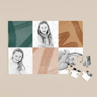 Modern Squares 60-Piece Custom Puzzle
