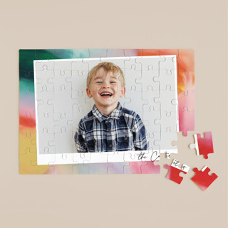 Color Burst 60-Piece Custom Puzzle