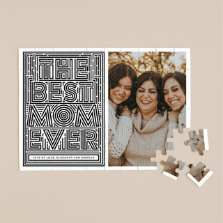 Best Mom Ever 60-Piece Custom Puzzle
