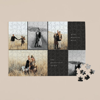 Holiday Grid 252-Piece Custom Puzzle