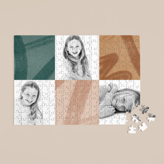 Modern Squares 252-Piece Custom Puzzle