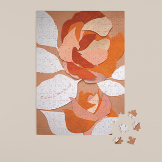 Orange Rose 252-Piece Custom Puzzle