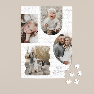 Geo Photo Collage 252-Piece Custom Puzzle