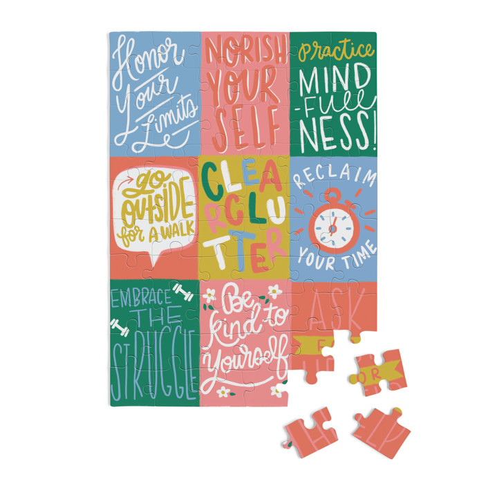 Parent SelfCare 60 Piece Art Puzzle by Marabou Design Minted