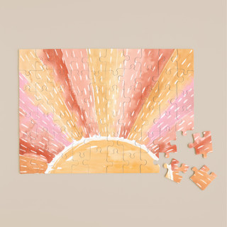 Retro Sunrise 60-Piece Art Puzzle