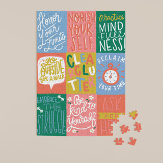 Parent Self-Care 252-Piece Art Puzzle