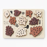 Wee Gallery Wooden Tray Puzzle - Leaves Puzzles