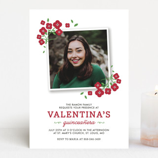 Fiesta De Quince Quinceañera Invitations