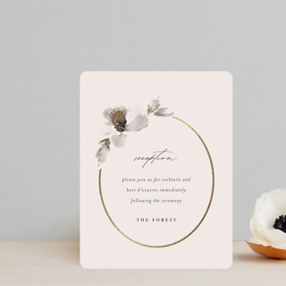 Ophelia Foil-Pressed Reception Cards
