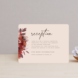 Autumn Hymnal Foil-Pressed Reception Cards