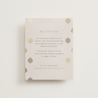 Shraddha Foil-Pressed Reception Cards