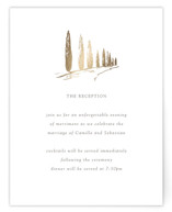 Villa Balbiano Foil-Pressed Reception Cards