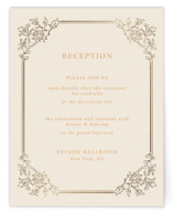 Marigold Foil-Pressed Reception Cards