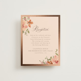 Jardin Foil-Pressed Reception Cards