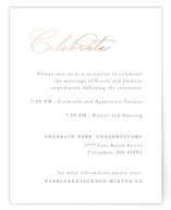 Eternal Foil-Pressed Reception Cards