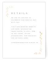Courtyard Foil-Pressed Reception Cards
