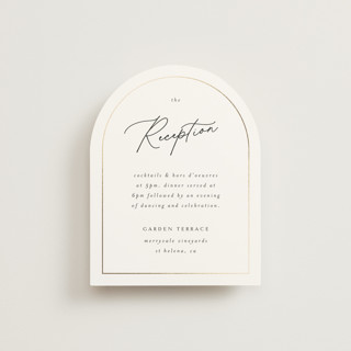 Encircled Love Foil-Pressed Reception Cards