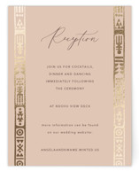 Foil-Pressed Reception Cards