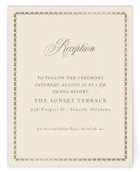 Foil-Pressed Reception Cards
