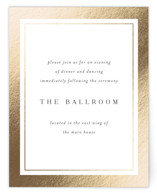 Bianca Foil-Pressed Reception Cards