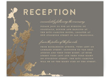 In Bloom Foil-Pressed Reception Cards