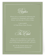 Greenwood Foil-Pressed Reception Cards