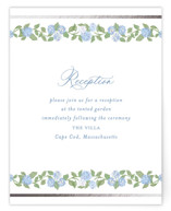 Pillowy border Foil-Pressed Reception Cards