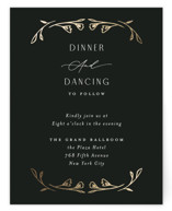 Foil-Pressed Reception Cards