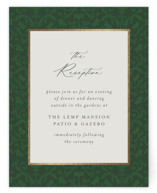 Foil-Pressed Reception Cards