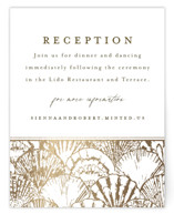 By the Seashore Foil-Pressed Reception Cards
