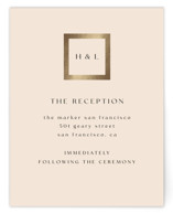 Framed Photo Foil-Pressed Reception Cards