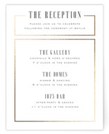 Documentary Foil-Pressed Reception Cards
