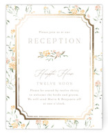 Victorian Trellis Foil-Pressed Reception Cards