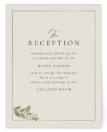 Vine Wrap Foil-Pressed Reception Cards