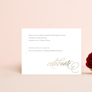 Fantasia Foil-Pressed Reception Cards