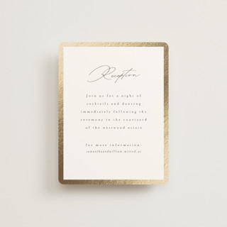 Surround Foil-Pressed Reception Cards