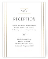 Formally Foil-Pressed Reception Cards