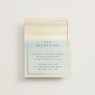 Contemplate Foil-Pressed Reception Cards