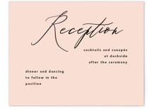 Love Affair Foil-Pressed Reception Cards