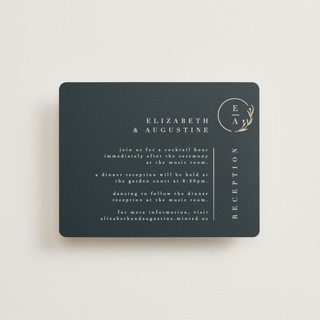 For Eternity Foil-Pressed Reception Cards