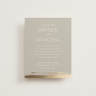 True Love Foil-Pressed Reception Cards