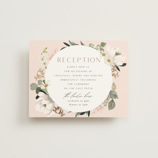 Country Garden Foil-Pressed Reception Cards