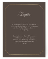 Foil-Pressed Reception Cards