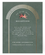 Birds of Paradise Foil-Pressed Reception Cards