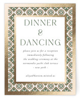 Kareem Foil-Pressed Reception Cards